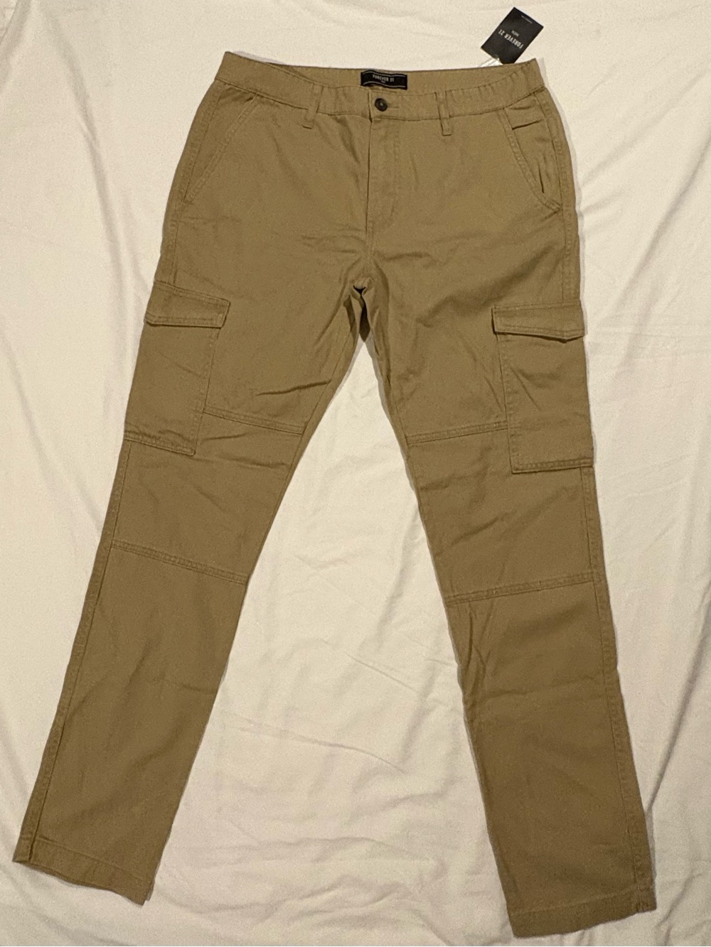 Forever 21 Men’s Size 34 Long Woven Khaki Pants W/Tag